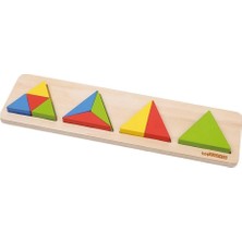 Nacario Mey Ithalat® 1018-SKC Chiva, Parça Bütün Üçgen - Ahşap