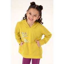 U.S. Polo Assn. Çocuk Fıstık Yeşili Kapüşonlu Sweatshirt 50272433-VR087