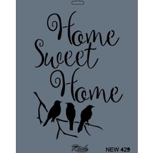 Nacario Mey Ithalat® Rich New Seri N-429 Stencil 35X25 cm