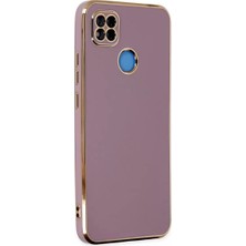 Newface Xiaomi Redmi 9c Kılıf Volet Silikon - Mor