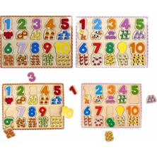 Nacario Mey Ithalat® 1006609  Tahta   Bultak Rakamlar Hayvanlı