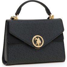 U.S. Polo Assn. Kadın Siyah Kol Çantası 50267292-VR046