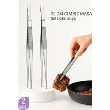 Nacario Mey Ithalat® Çelik Cımbız Maşa A.milano Design 2 Adet  719806