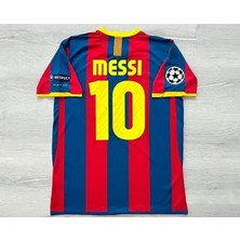 Lionel Messi 2010-11 Sezonu Barcelona Nostalji Yetişkin Forması ÖZEL543534534