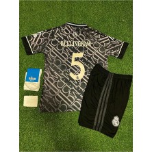R.e.a.l M.a.d.r.i.d 2024/25 Yeni Sezon Jude Bellingham Çocuk Forması 4'lü Set (Thırd Shirt)