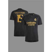 Federico V,a,l,v,e,r,d,e, 2023/24 Yeni Sezon R,e,a,l, M,a,d,r,i,d, Alternatif Forması (Thırd Shırt)6