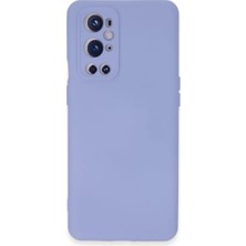 Newface One Plus 9 Pro Kılıf Nano Içi Kadife Silikon - Lila