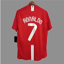 Cristiano Ronaldo 2008 Moskova Finali Efsane Yetişkin Kısa Kollu Forması