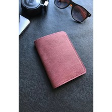 VİP GİFT Voyager Pasaport Kılıfı Minimalist Vegan Suni Deri Pasaportluk Kahverengi