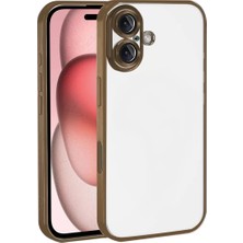 Newface Apple iPhone 17 Razer Lensli Silikon - Çöl Titanyum