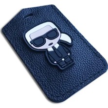 VİP GİFT Karl Bagaj Isimlik Valiz Bavul Etiketi Hakiki Deri