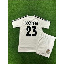 Real Madrid 2004/05 Sezonu David B.e.c.k.h.a.m Nostalji Çocuk Forması (White)