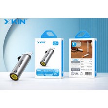 Azurtech Mini Arc Çakmak USB Şarjlı Rüzgar Geçirmez Elektrikli Çakmak (Metal Gövde – Taşınabilir)