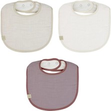 Nacario Mey Ithalat®  Müslin Önlük 3'lü 60101 Taş Ekru Antrasit