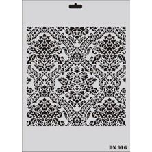 Nacario Mey Ithalat® Rich Dantel Seri DN-916 Stencil 35X25 cm