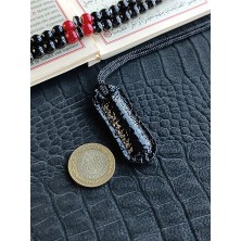 VİP GİFT Cevşen Dualı Kolye Muska Hakiki Deri El Yapımı