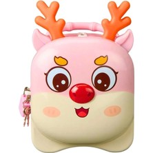 Nacario Mey Ithalat® Kilitli Metal  geyik Kumbara