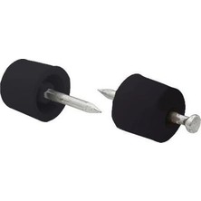 Nacario Mey Ithalat® Plastik Raf Pimi Çivili (100 Adet) Siyah