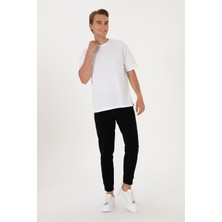 U.S. Polo Assn. Erkek Siyah Eşofman Altı Regular Fit %85 Pamuk %15 Poliester Bilek Boy