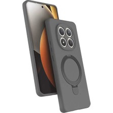 Newface Xiaomi Redmi Note 15 4g Regal Magsafe Standlı Kapak - Titan Gri