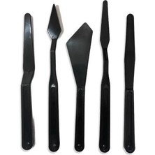 Nacario Mey Ithalat® Rich Siyah Spatula Seti 5 Parça