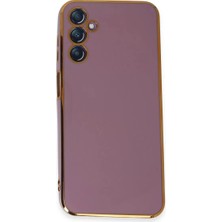 Newface Samsung Galaxy M14 5g Kılıf Volet Silikon - Mor