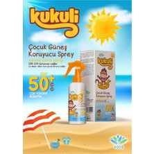 Eoox Kukuli Çocuklar Için Güneş Koruyucu Sprey Krem SPF50 150 ml ( Orijinal Lisanslı Ürün)
