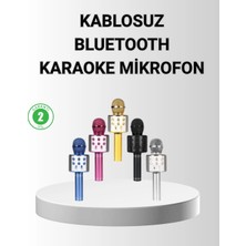 Nacario Mey Ithalat® Bluetooth Karaoke Mikrofon – Yüksek Ses Kalitesi, Yankı Efektli, Uzun Ömürlü Pil