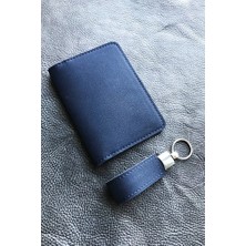 VİP GİFT Voyager Pasaport Kılıfı Vegan Deri Pasaportluk Lacivert