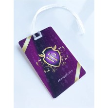 VİP GİFT Bagaj Isimlik Valiz Etiketi Bavul Etiketi Plastik Kredi Kartı Uçak