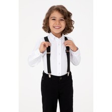 U.S. Polo Assn. Erkek Çocuk Beyaz Uzun Kollu Basic Gömlek 50316801-VR013