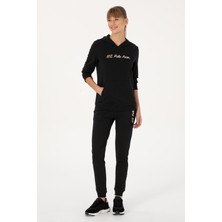 U.S. Polo Assn. Kadın Siyah Jogger Eşofman Altı 50314364-VR046