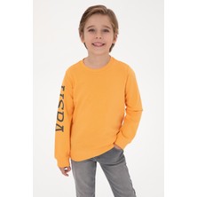 U.S. Polo Assn. Erkek Çocuk Mango Bisiklet Yaka Basic Sweatshirt 50313831-VR244