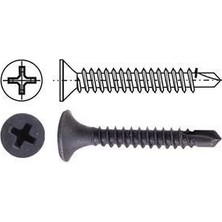 Nacario Mey Ithalat® Meridyen 3,5X35 Matkap Uçlu Alçıpan Vidası 1000 Adet