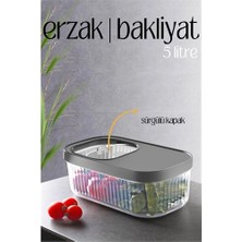 Nacario Mey Ithalat® Multibox Erzak Bakliyat Kutusu Sürgülü Kapak 5 Litre 718466