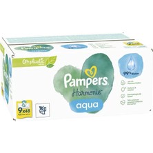 Nacario Mey Ithalat®   Aqua Pure Islak Havlu Mendil 9'lu 432 Yaprak