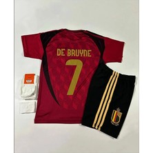 Kevin De Bruyne Belçika Milli Takımı 2024-255 Yeni Sezon Çocuk Forması 4'lü Set