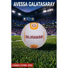 Avessa Galatasaray Futbol Topu – GS-7001 Lc - Dayanıklı ve Uzun Ömürlü Yapı - No:5 - 430 gr