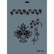 Nacario Mey Ithalat® Rich New Seri N-120 Stencil 35X25 cm