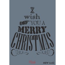 Nacario Mey Ithalat® Rich New Seri N-640 Stencil 35X25 cm