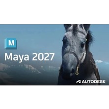 Autodesk Maya 2027 Windows) - 1 Pc 1 Yıl Abonelik (Full Sürüm)