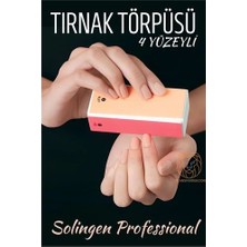 Nacario Mey Ithalat® 4 Yüzeyli Tırnak Törpüsü ve Parlatma Blok Sünger Solingen Professional 716803
