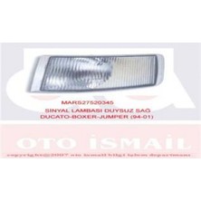Mars Muratech Sinyal Lambasi Sağ Duysuz [ Fiat Ducato , Peugeot Boxer , Citroen Jumper 1994-2001 ]