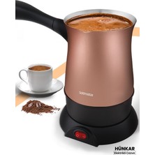 Goldmaster Hünkar Gold Paslanmaz Çelik 5 Fincan Kapasiteli Elektrikli Cezve