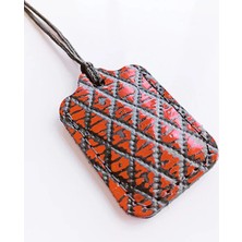 VİP GİFT Küçük Dörtgen Cevşen Dualı Kolye Muska Hakiki Deri El Yapımı