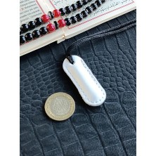 VİP GİFT Cevşen Dualı Kolye Muska Hakiki Deri El Yapımı