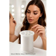 Nacario Mey Ithalat® Profesyonel Kuaför Kaş Bıyık Alma Ipi – Ekstra Sağlam 500 Metre Beyaz 722358