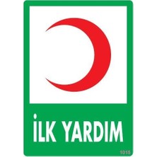 Nacario Mey Ithalat® Ilk Yardım Dolabı Levhası 25X35 KOD:1015