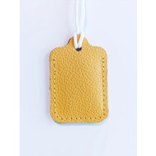 VİP GİFT Küçük Dörtgen Cevşen Dualı Kolye Muska Hakiki Deri El Yapımı