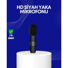 Nacario Mey Ithalat® Lightning Girişli 2’li Kablosuz Yaka Mikrofonu Çift Kişilik Kayıt